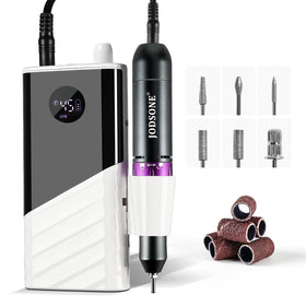 JODSONE nail drill at 45000 RPM for fast gel removal.
