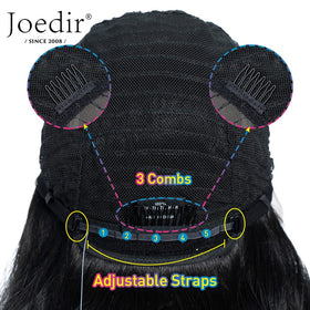 Joedir adjustable cap wig, secure fit with stretch for all sizes.