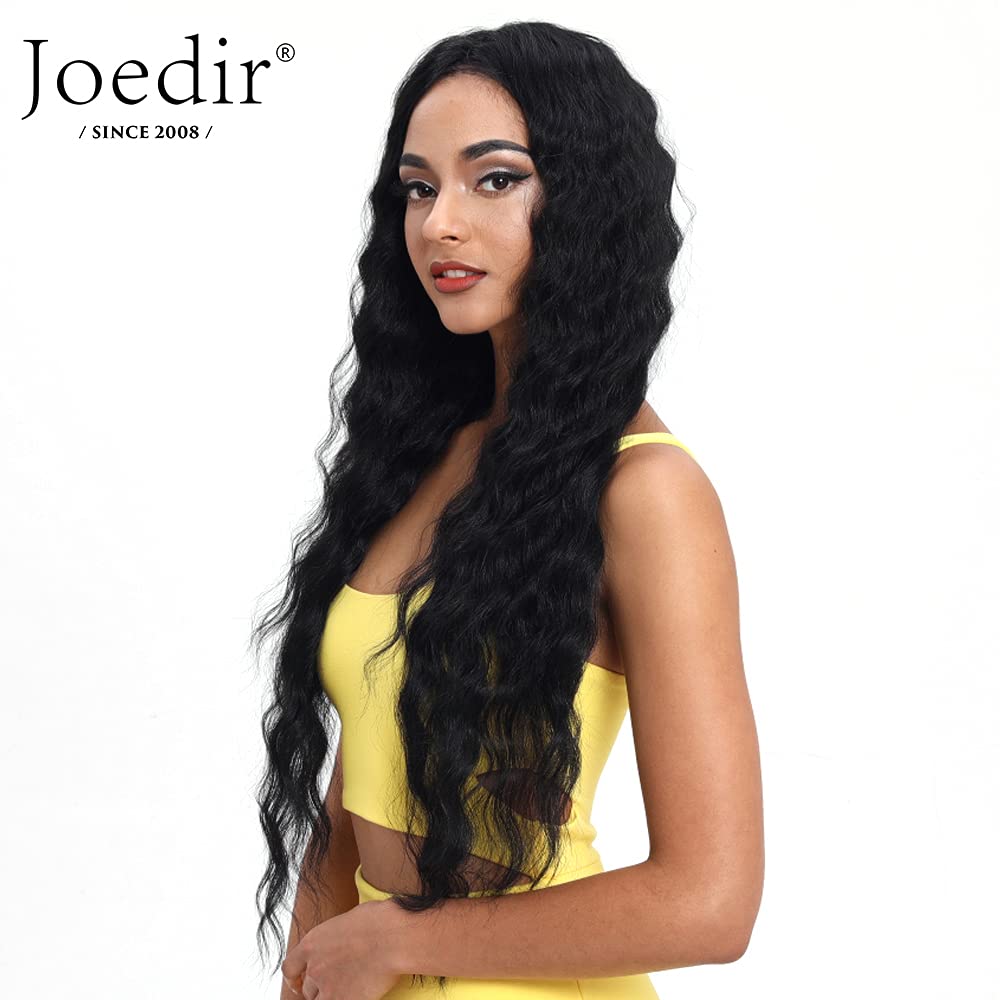 Joedir HD transparent lace with 4.5-inch deep part for seamless scalp illusion