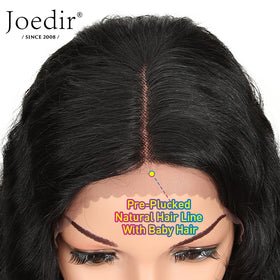 Joedir heat resistant synthetic fiber wig ready for light styling