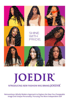 Joedir wig cap included for easy, secure wear.