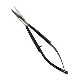 Joey Healy Precision Brow Scissor blade close-up for precise shaping.