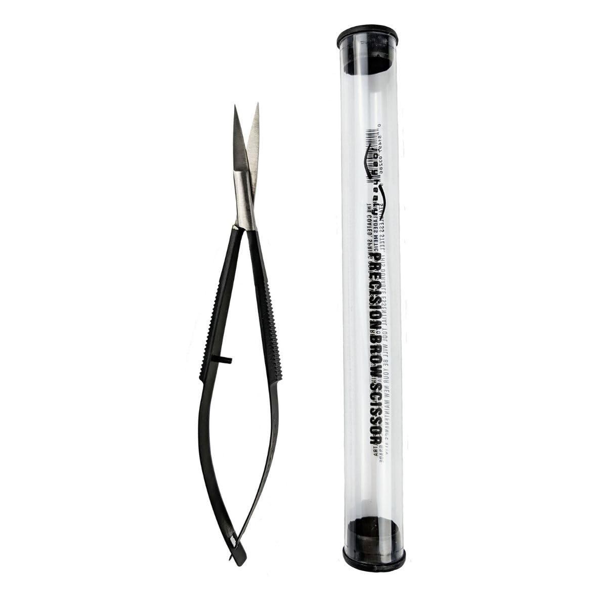 Joey Healy Precision Brow Scissor surgical stainless steel blades for durability.