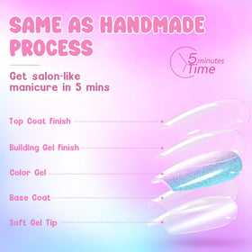 Jofay Fashion ombre cat eye nails style 4 for weddings and events.