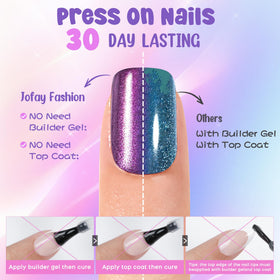 Jofay Fashion at-home manicure kit enables easy DIY nails with professional vibes.