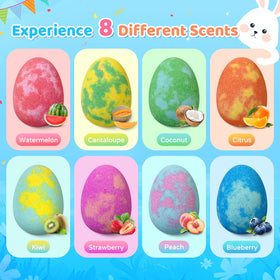JOFEI bath bombs bring bubbles and scent while kids discover prizes inside