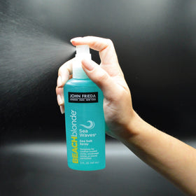 John Frieda Beach Blonde works well on damp hair and dry touch-ups.