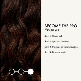 John Frieda Brilliant Brunette tinted root refresh keeps roots refreshed between washes