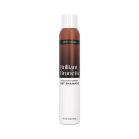 John Frieda Brilliant Brunette tinted root refresh spray bottle refreshes brunette roots