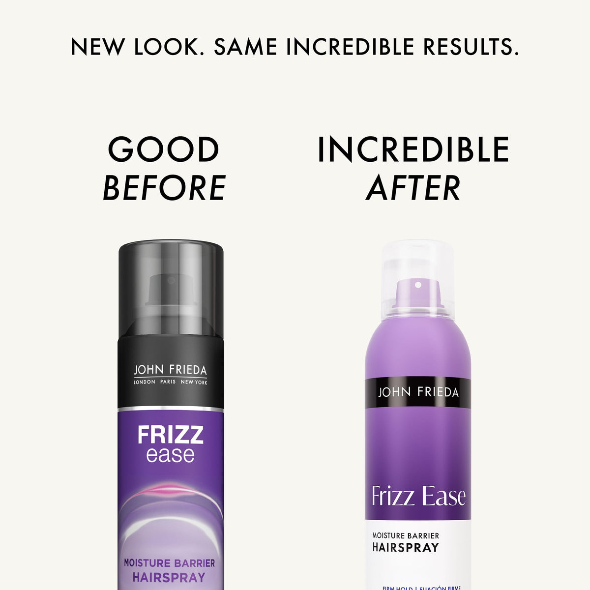 John Frieda Frizz Ease hairspray fine mist spray locks in style without weighing hair down.