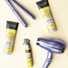 John Frieda Sheer Blonde hair close-up with luminous sun-kissed shine