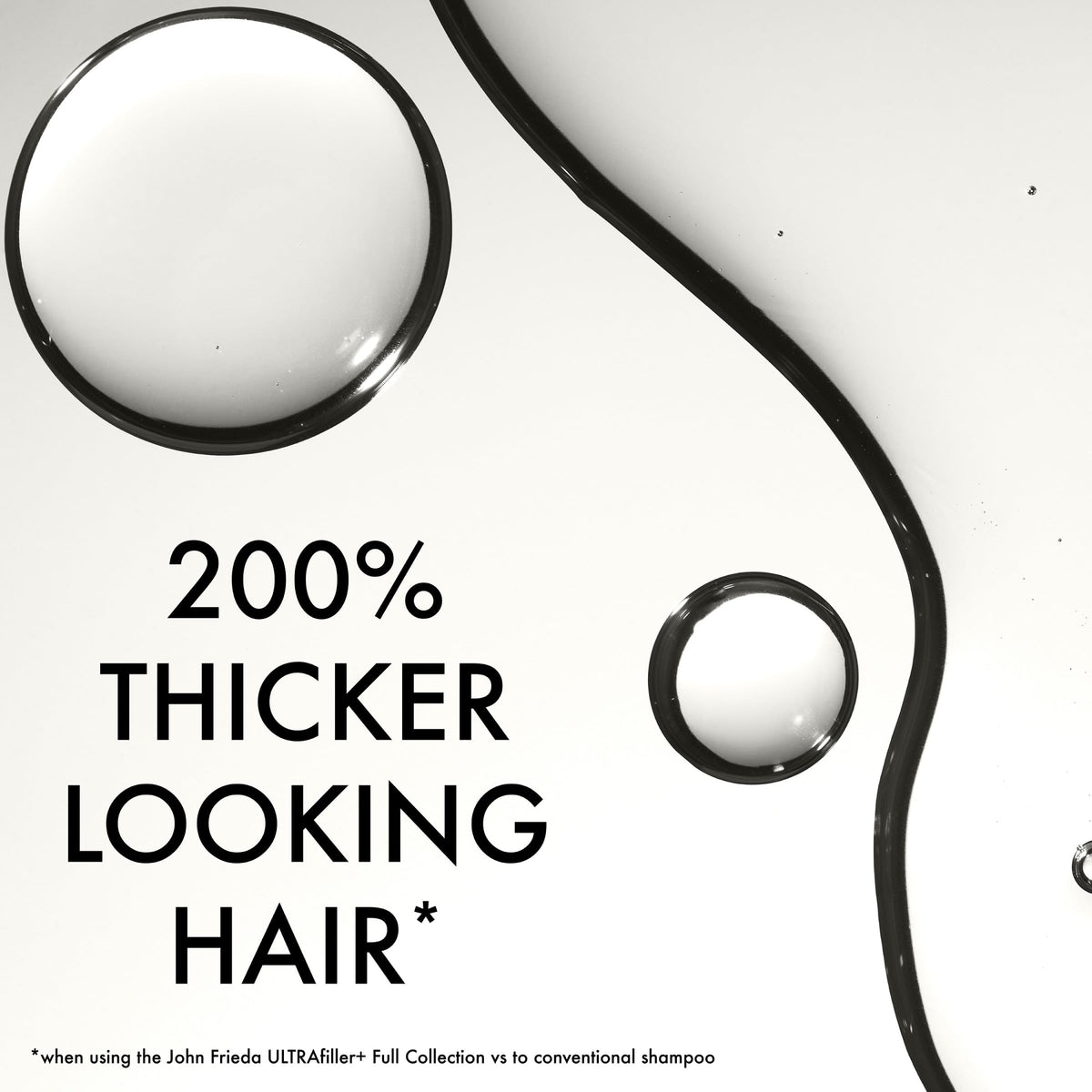 John Frieda ULTRAfiller+ hyaluronic acid helps plump strands.