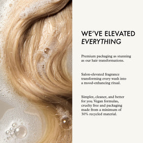John Frieda Volume Lift Weightless Shampoo side view highlighting lightweight formula