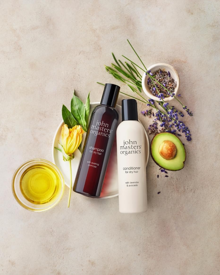 John Masters Organics Deep Moisturizing Conditioner avocado cream application for moisture