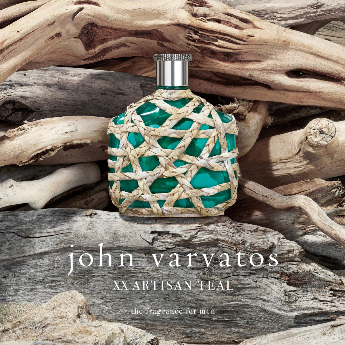 John Varvatos XX Artisan Teal on shelf suggests a refined gift option.