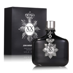 John Varvatos XX bottle crest conveys bold, confident presence.