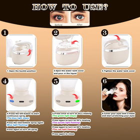 Johncase moisturizes skin around eyes during long screen use