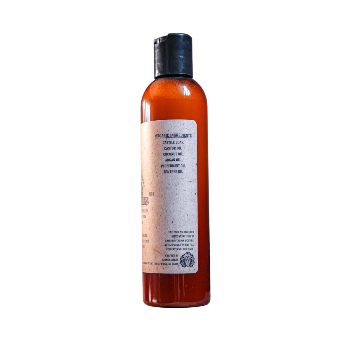 Johnny Slicks Beard Wash lather application delivers deep cleansing for beard and skin