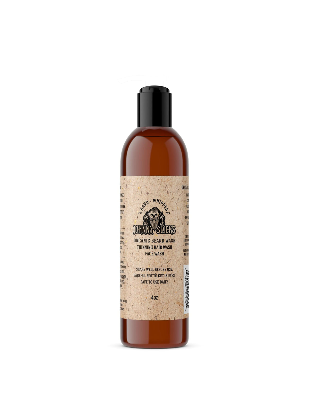 Johnny Slicks beard wash whipped texture for easy cleansing