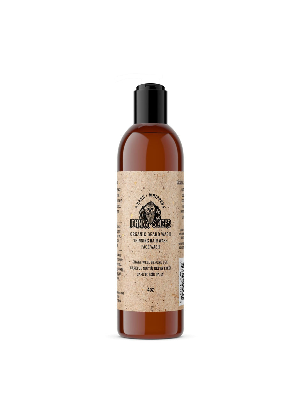 Johnny Slicks beard wash whipped texture for easy cleansing