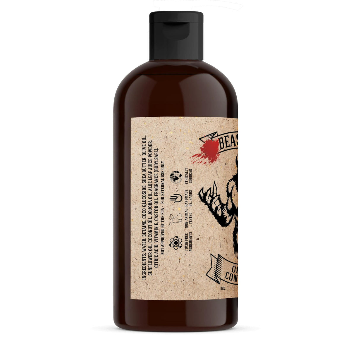 Johnny Slicks conditioner ingredients blend highlights organic oils for nourishing shine