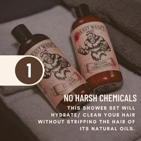 Johnny Slicks conditioner jar label emphasizes USA-made, veteran-owned craftsmanship