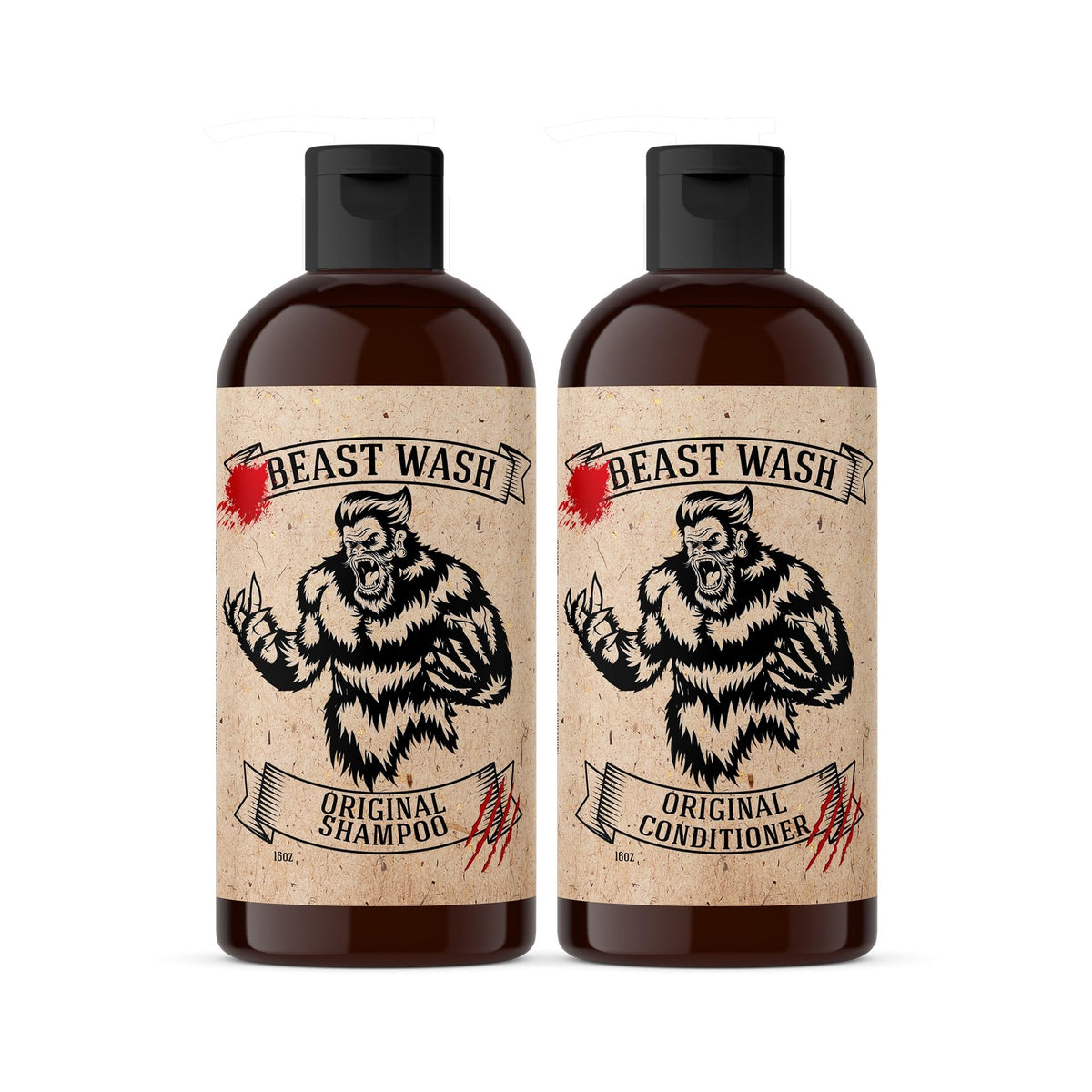 Johnny Slicks shampoo bottle showing a gentle daily cleanse for hydrated scalp
