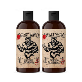 Johnny Slicks shampoo bottle showing a gentle daily cleanse for hydrated scalp