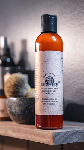 Johnny Slicks natural oils with tea tree and peppermint nourish while cleansing