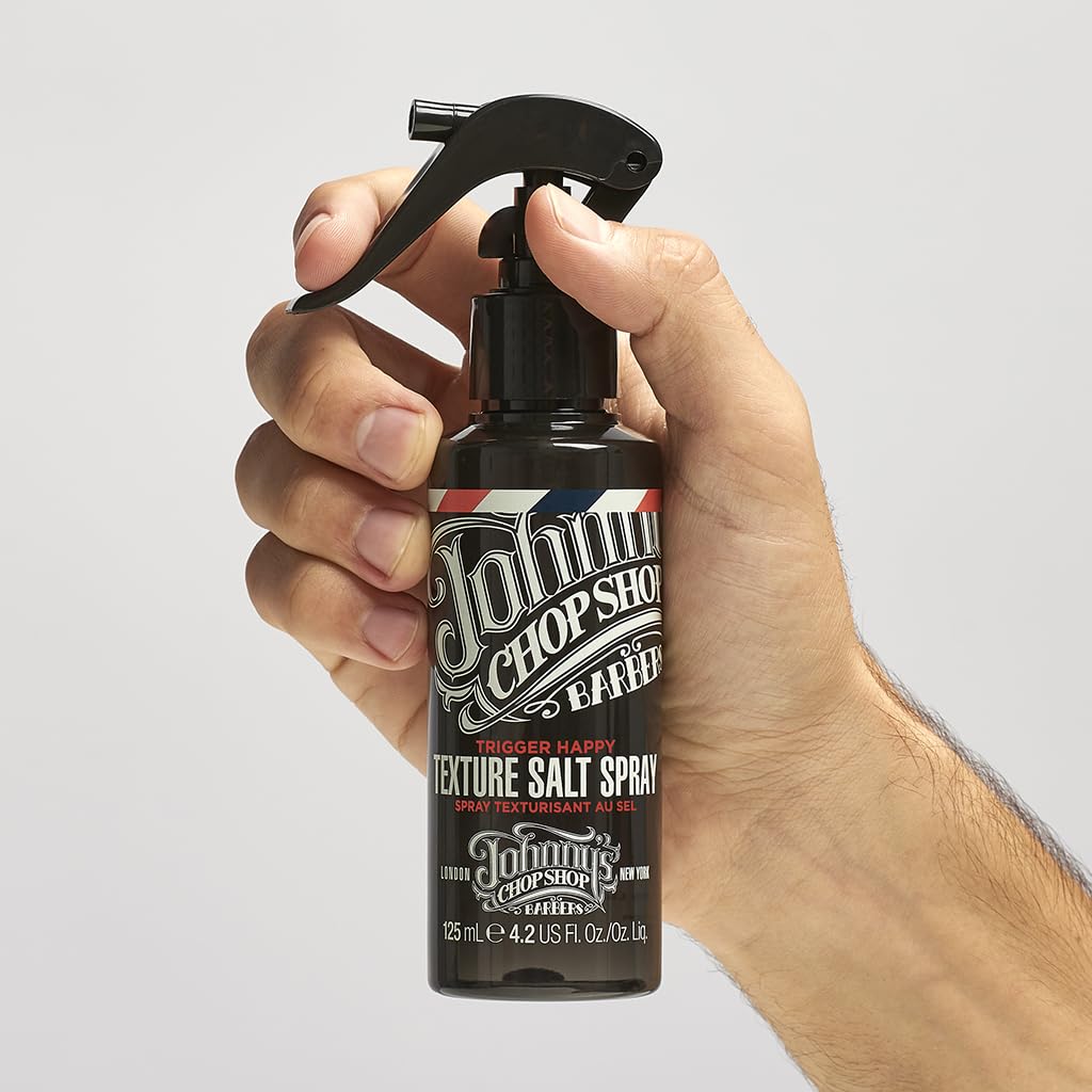 Johnny's Chop Shop Trigger Happy citrus, cedarwood, patchouli scent note.