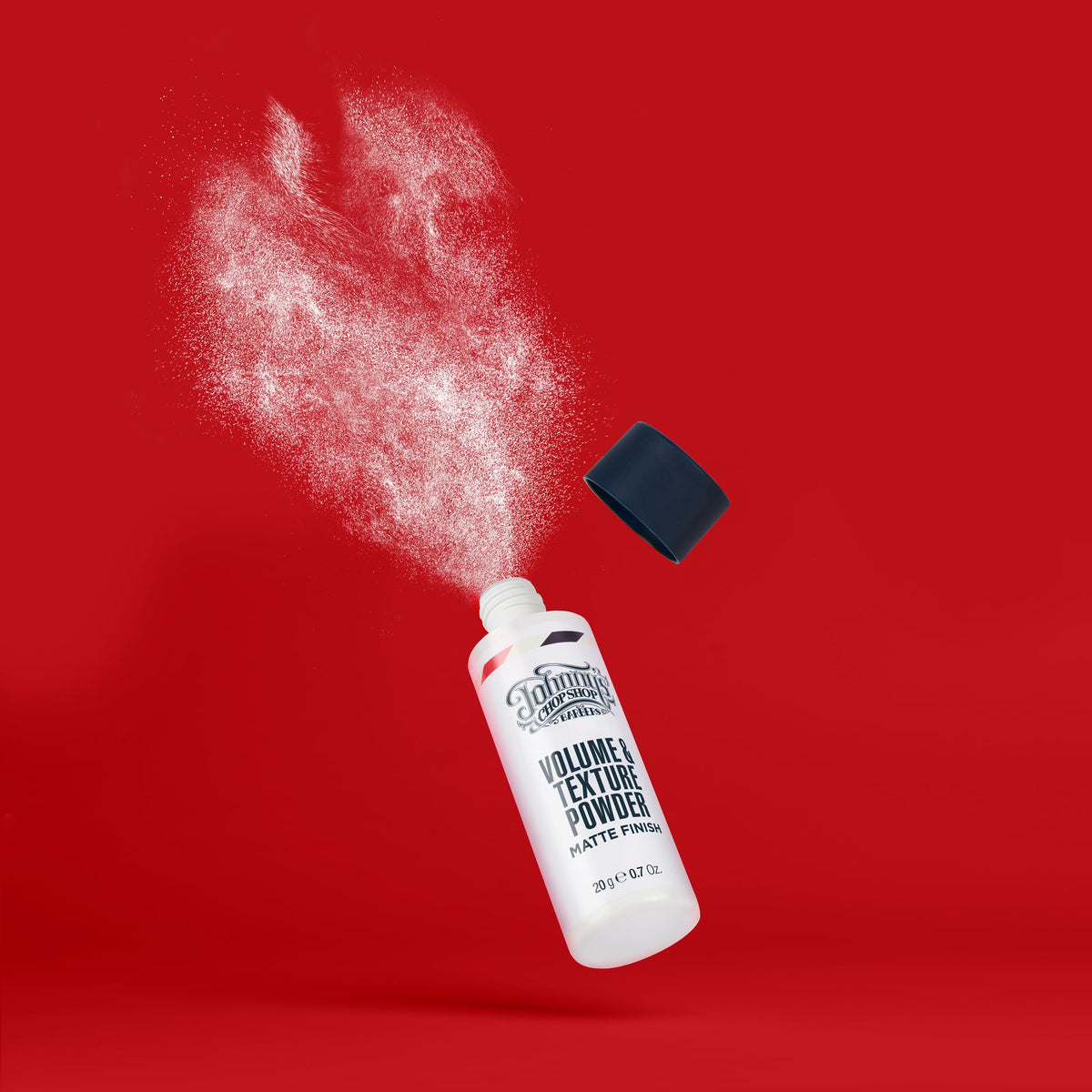 Johnny's Chop Shop powder absorbs oil without sticky residue.