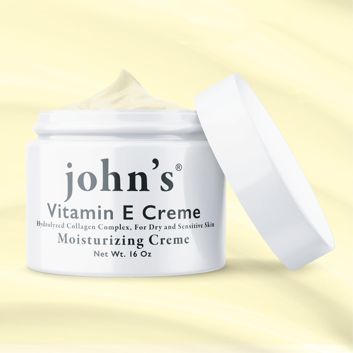 John's Vitamin E, A & D Cream for body care routine