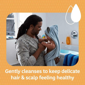 Johnson's Baby Shampoo shiny, easy-to-comb hair after use