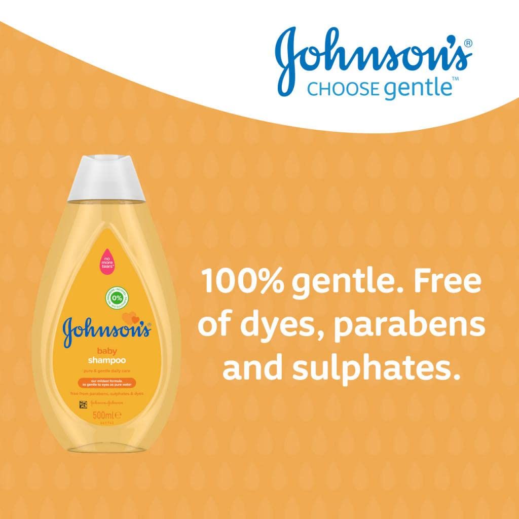 Johnson's Baby Shampoo tear free lather during bath time