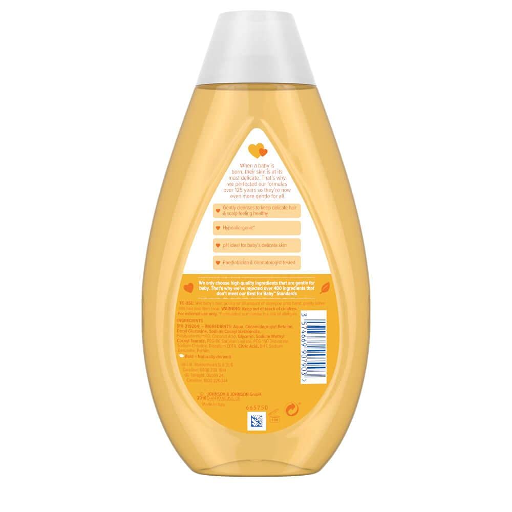 Johnson's Baby Shampoo soft hair after wash for easy manageability