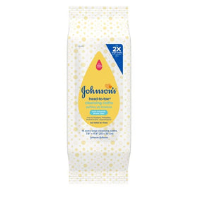 Simple bathroom organizer with Johnson and Johnson cleansing cloths ready for hand cleanups
