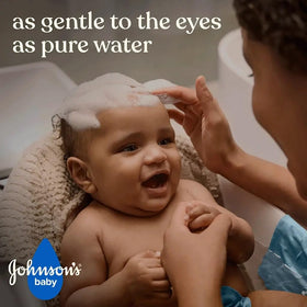 Johnson's Baby Shampoo pediatrician-tested seal visible on packaging
