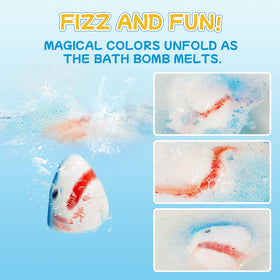 JOI MEW shark gift set for birthdays and holidays delights kids.
