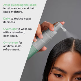 Joico Balanced Microbiome concept illustrates protective barrier against pollutants for a calmer scalp.
