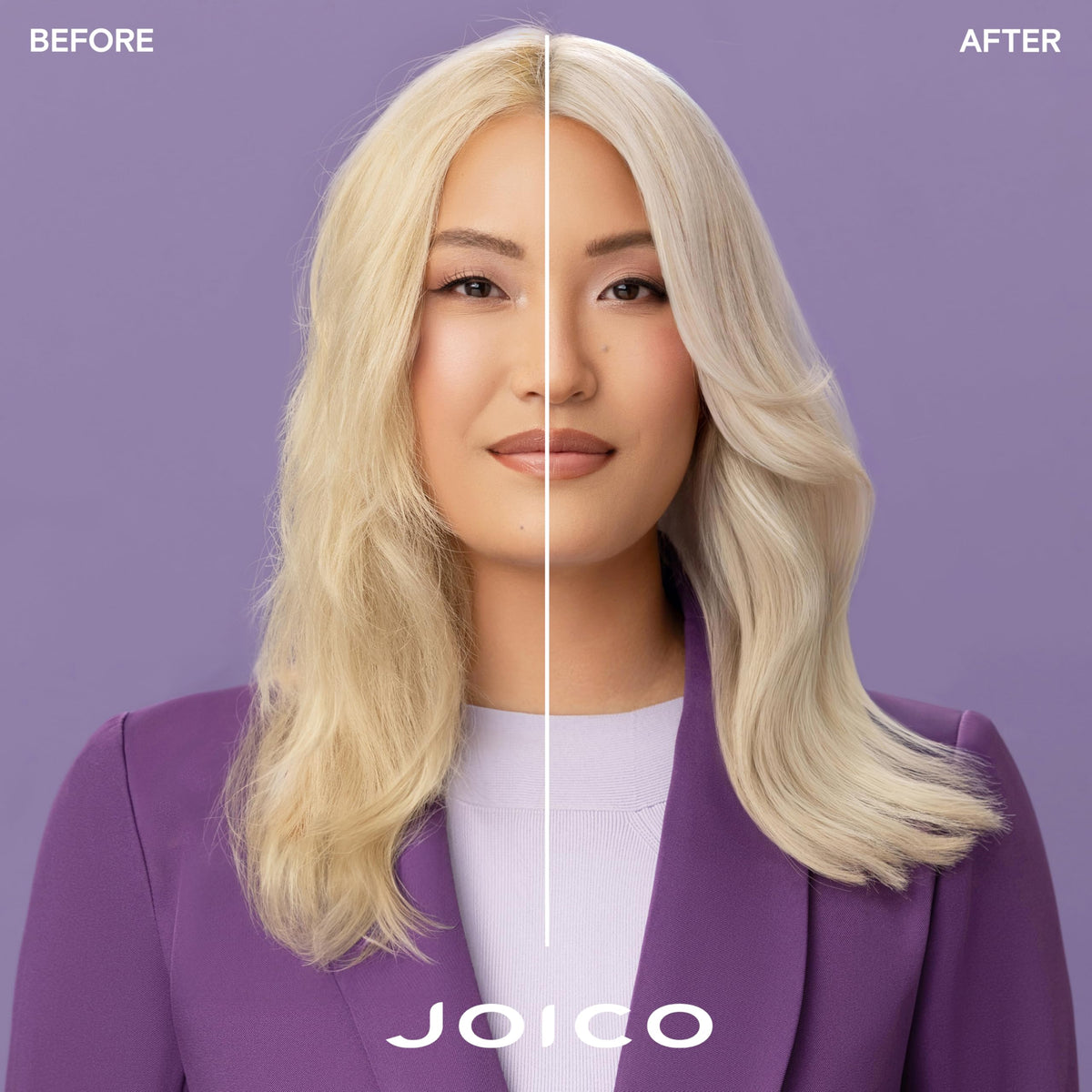 Joico Blonde Life Masque creamy texture delivers instant softness and hydration.