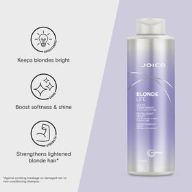 Pump-dispense action of Joico conditioner for easy, even coverage