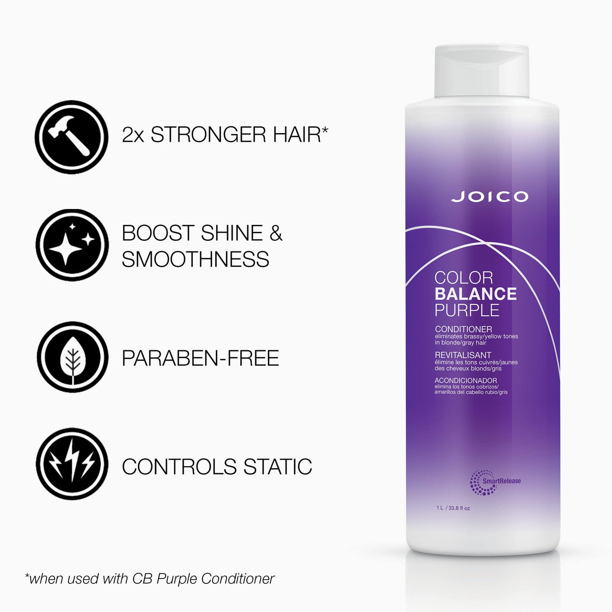 Joico Color Balance Purple Conditioner packaging front view