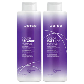 Joico Color Balance Purple Shampoo bottle showing brass-control formula