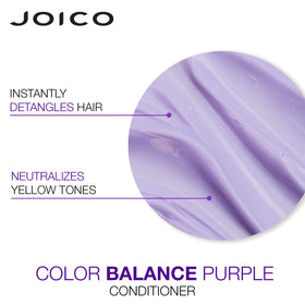Joico Color Balance Purple Shampoo pour action for even application
