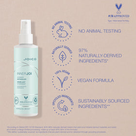 Joico InnerJoi Apple Extract showing natural humectant for hydration.