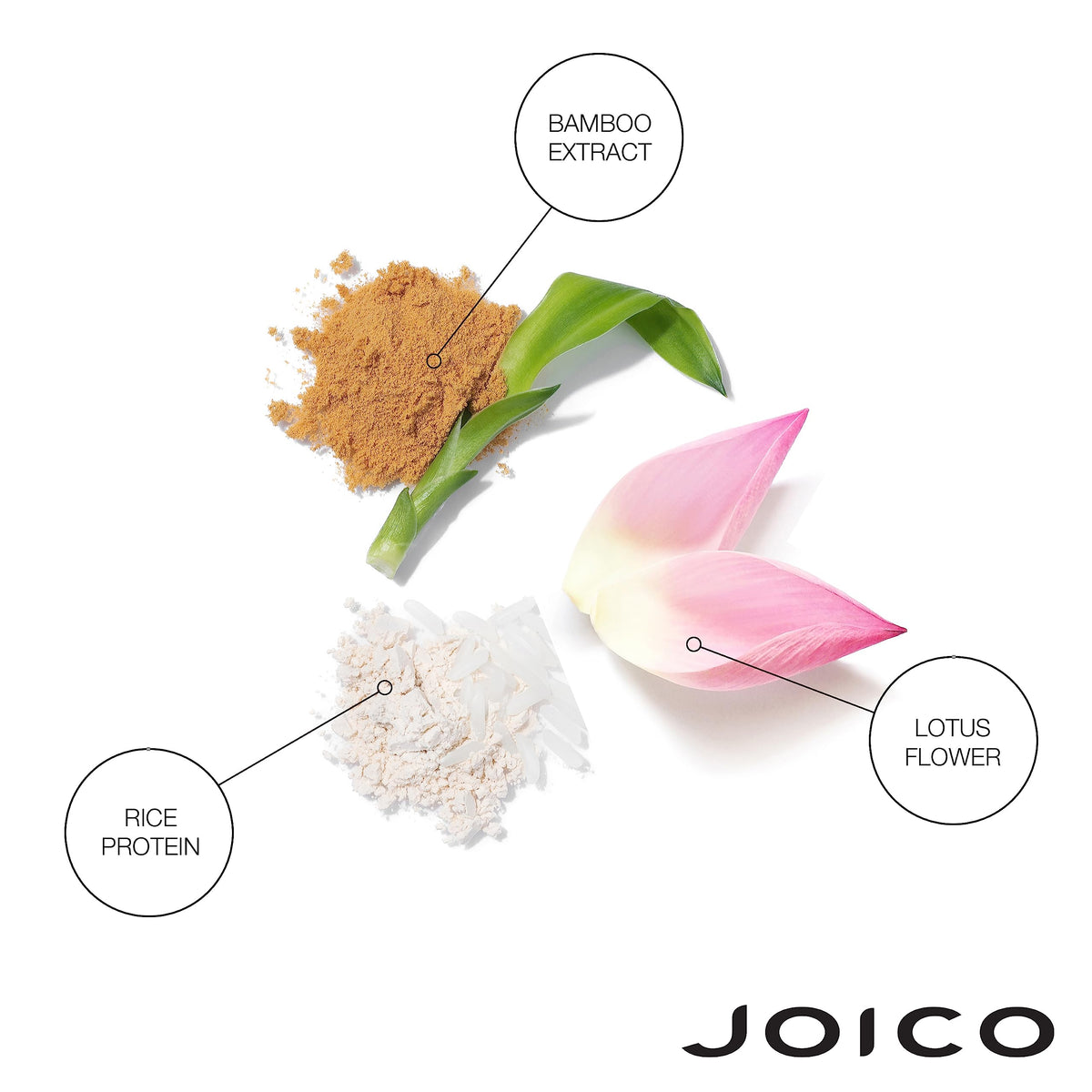 Joico JoiFULL airy-volume visual demonstrating lift without weighing hair down.