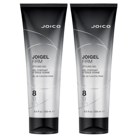 Joico JoiGel Firm pack of two bottles offering strong hold and radiant shine.