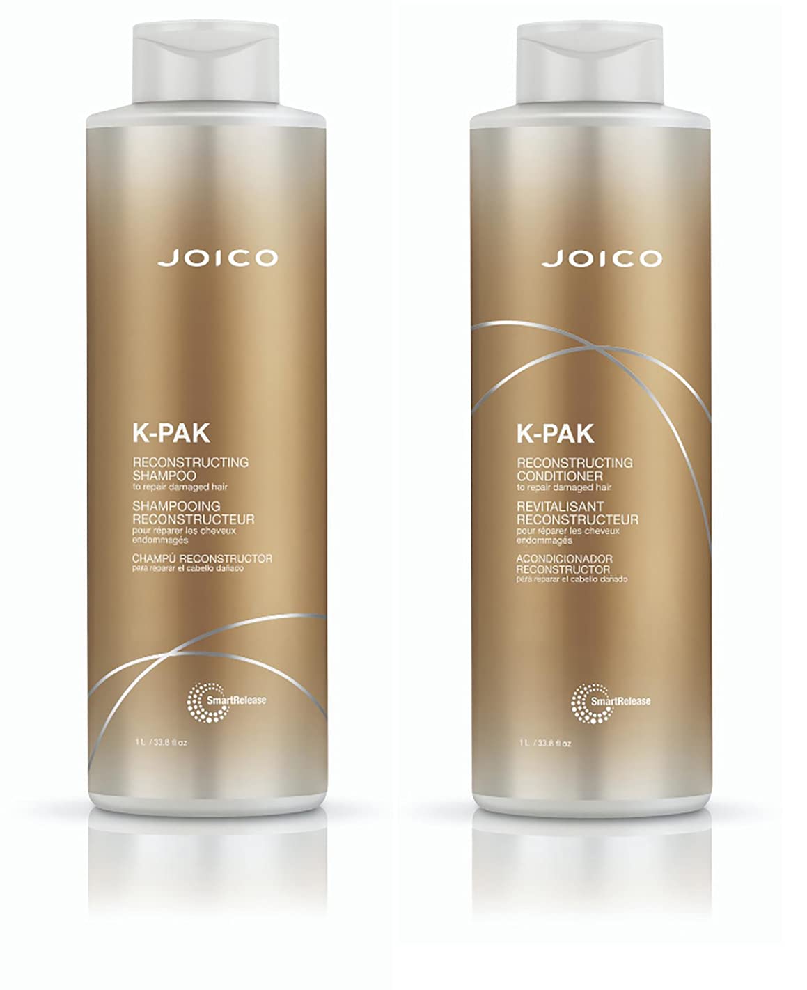 Joico K-PAK daily shampoo bottle pour for gentle cleansing of fine hair