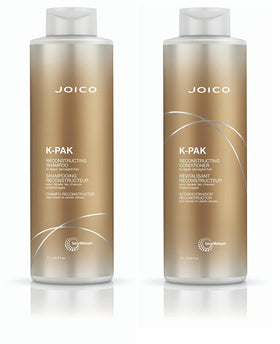 Joico K-PAK daily shampoo bottle pour for gentle cleansing of fine hair