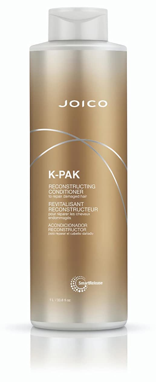 Joico K-PAK daily shampoo label close-up with Keratin and Guava extracts